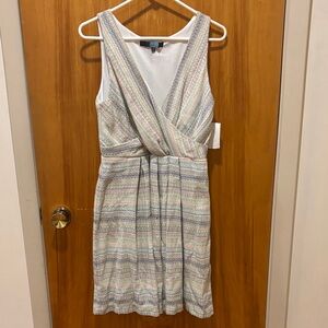 Eva Franco Pastel Striped Mini Dress